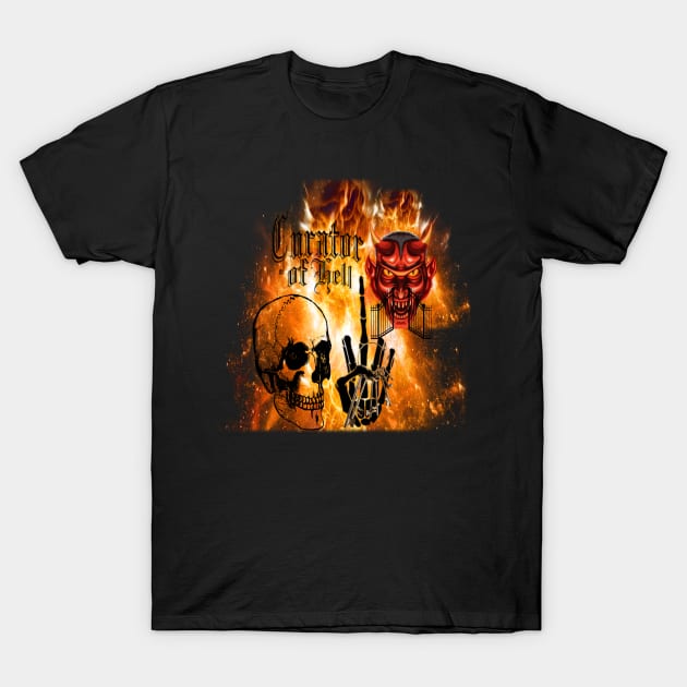 Curator Of Hell T-Shirt by OfficialGraveyard